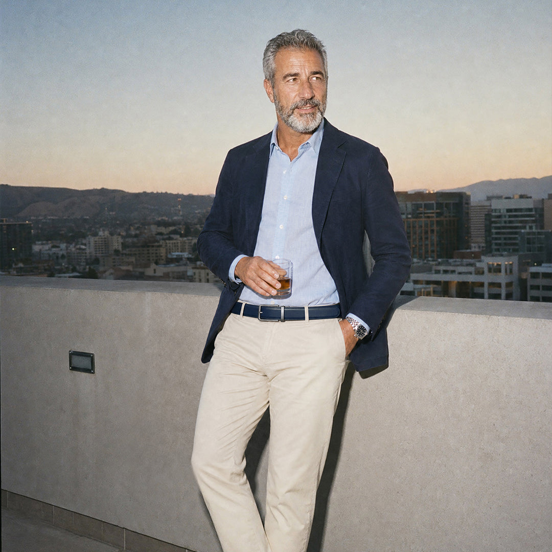 THE CLASSIC BELT - BLAU