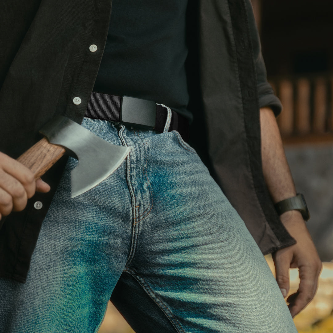 THE OUTDOOR BELT - SCHWARZ