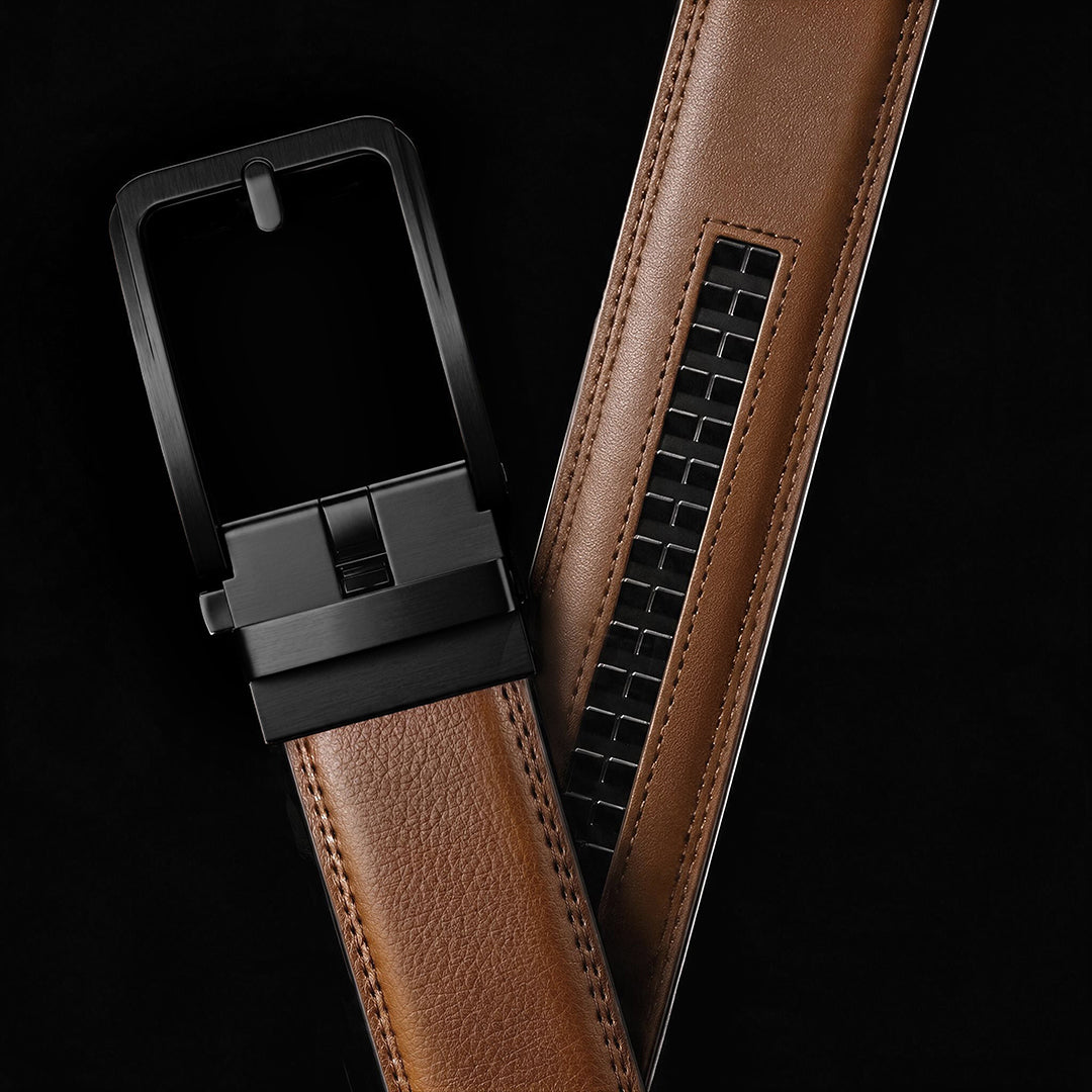 THE CLASSIC BELT -  COGNAC